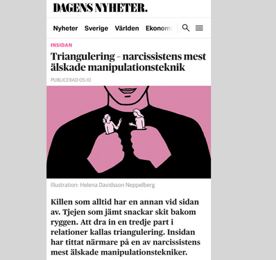 Artikel från Dagens Nyheter Insidan 13 april 2023