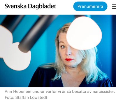 Tidningsartikel Svenska Dagbladet