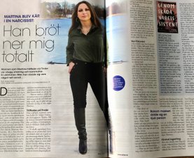 Tidningsartikel i Svenska Dagbladet. Ann Heberlein: "Är jag en kvinnlig narcissist?"